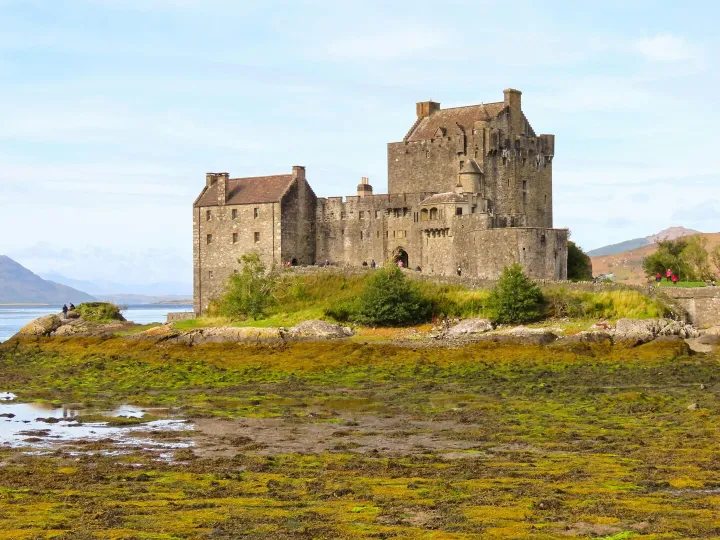 Eilean Donan Castle surrounded by stunning Scottis