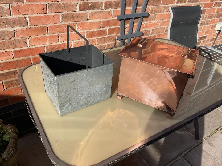 Items for sale
– Copper coal skuttle £45