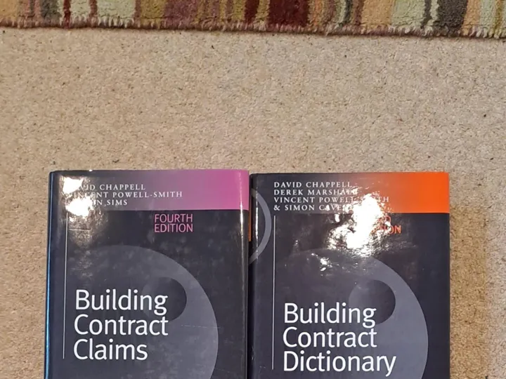 Items for sale
– Building Contract / Claims / Leadership Books (5Nr) £15.00
