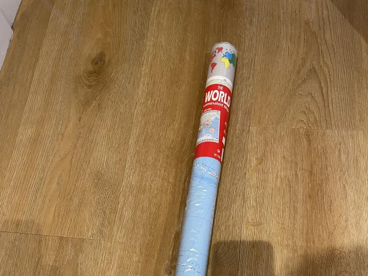 Items for sale &ndash; Brand new Laminated world map &pound;5