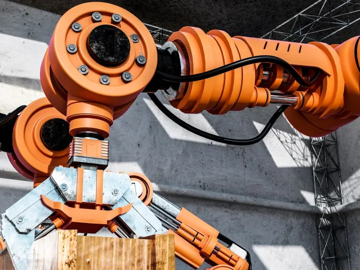 3d rendering of hydraulic elements