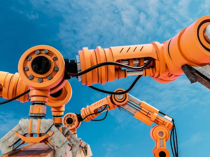 3d rendering of hydraulic elements