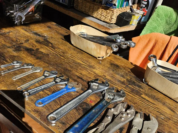 Items for sale &ndash; Adjustable spanners / mole gripd/Stillson &pound;18.00