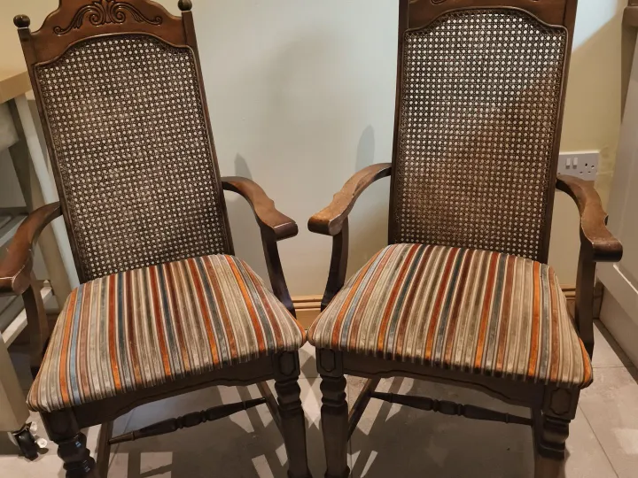Items for sale
– Two Basket Weave Carver Chairs £20