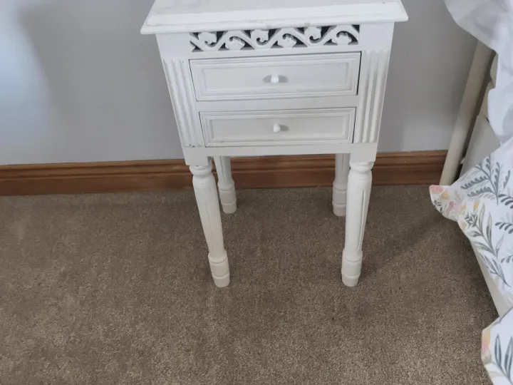 Items for sale &ndash; Bed side table two drawers &pound;10