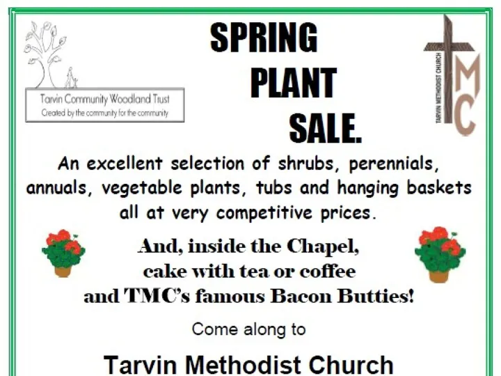 Tarvin Plant Sale