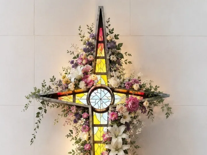 Flower Cross Resized