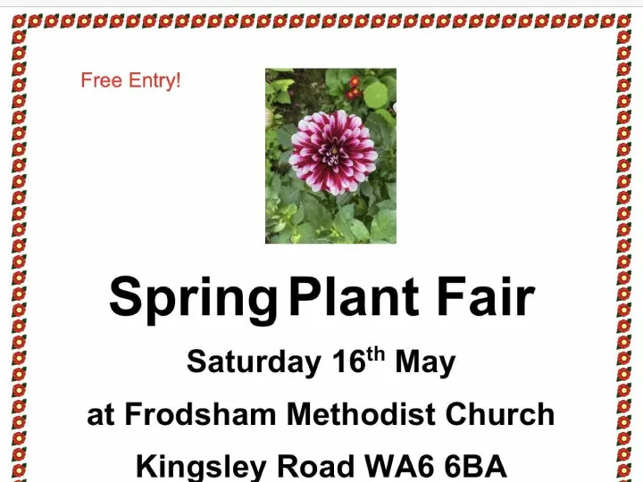 Frodsham Methodist Plant Sale 16.05.26