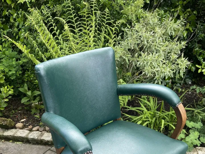 Items for sale &ndash; Padded hardwood chair &pound;50