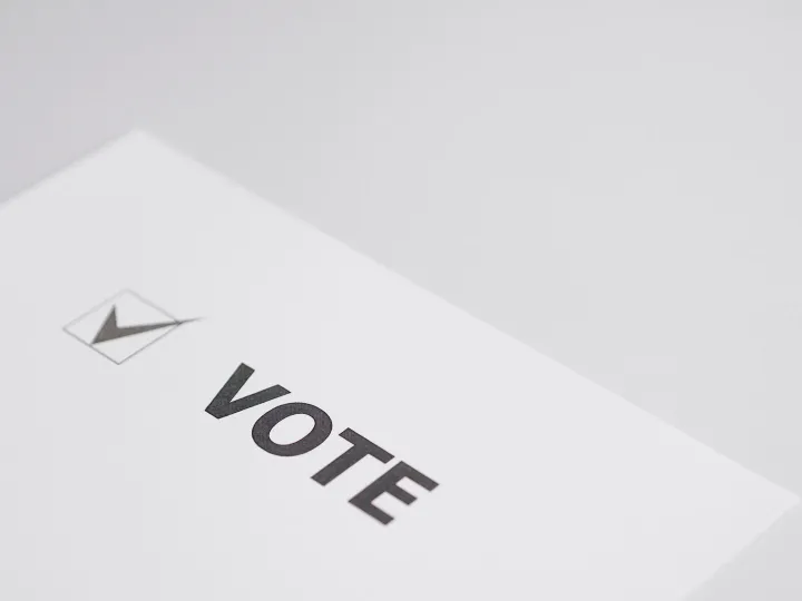 High angle voting checked box