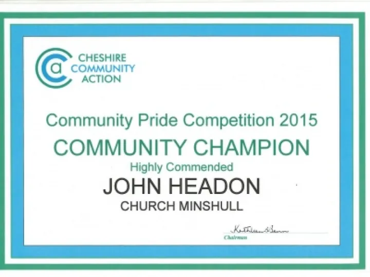 Community Champion cert