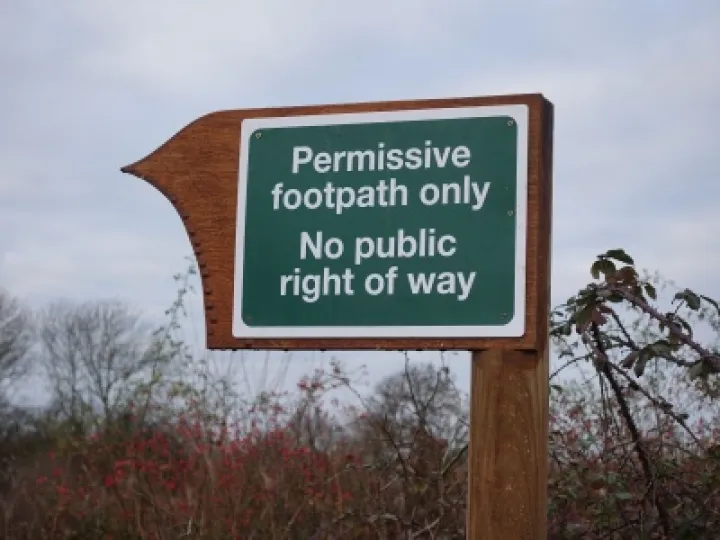 Footpath Sign 04