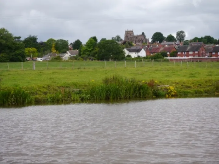 Pond near sewer beds