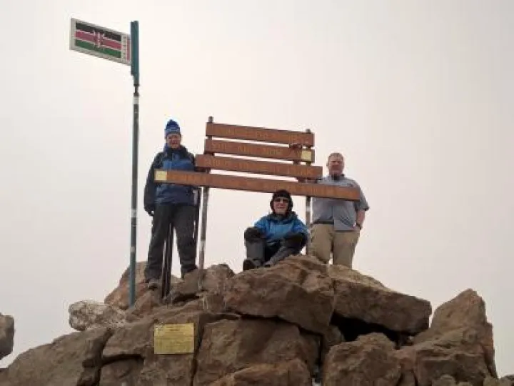 Scaling Mount Kenya