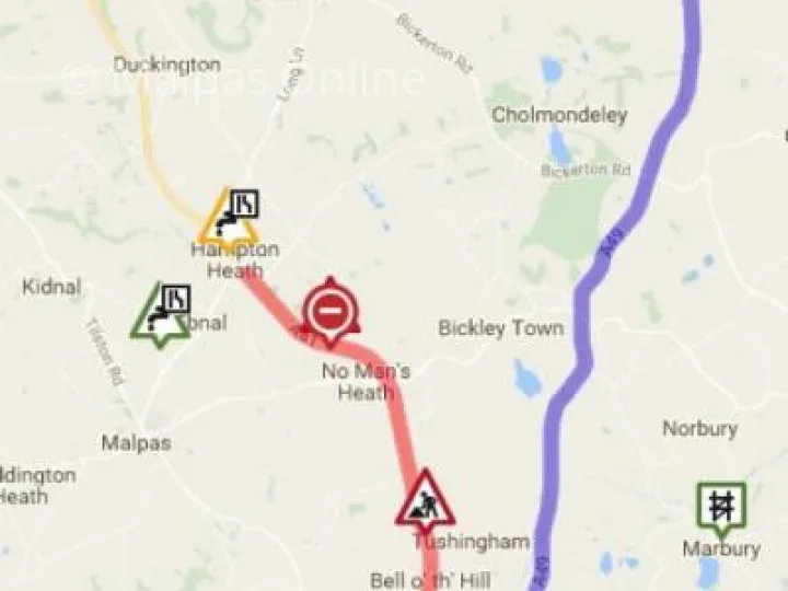 A41 closure
