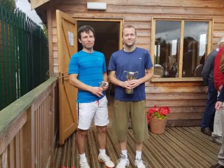 Mens finalists Graham Bunting and Peter Nosworthy 20180909_152336