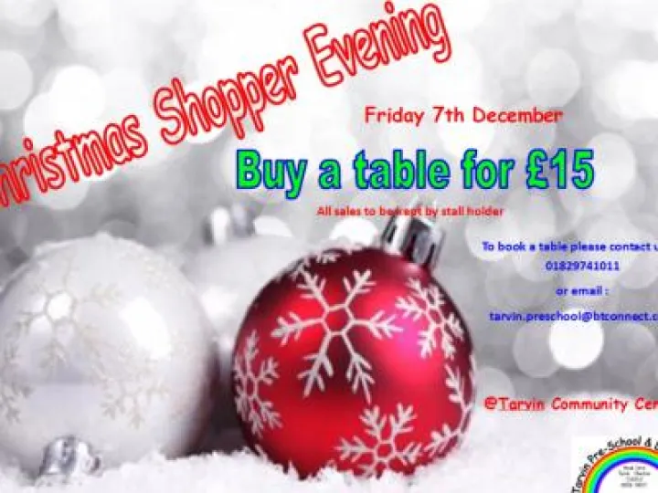 Tarvin Pre School poster