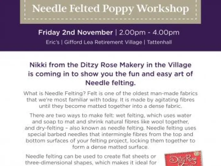 Gifford Lea Poppy Workshop Flyer1