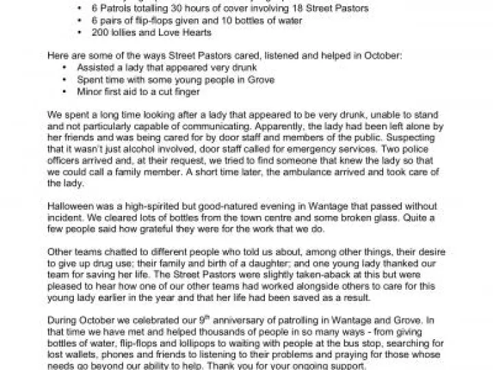 WGSP 10 2018 Report