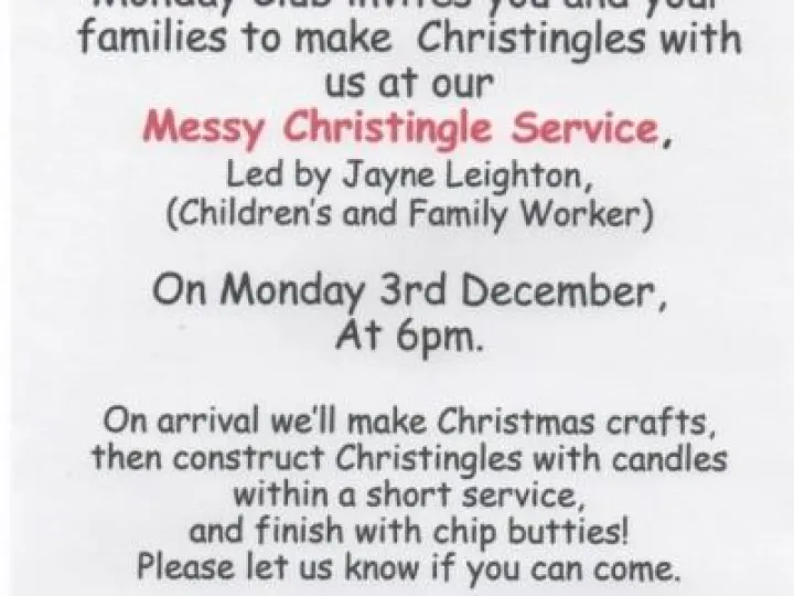 Messy Christingle 18