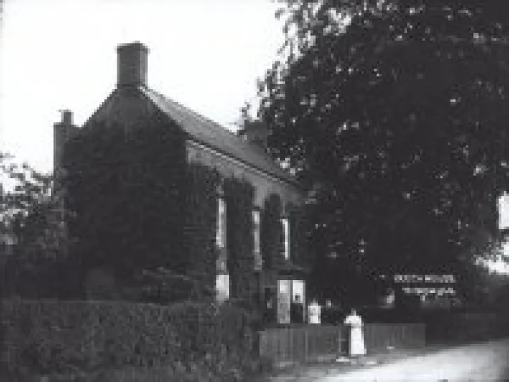 Beech House and the umbrella
