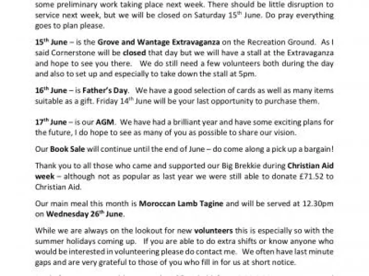 Friends Newsletter June 2019