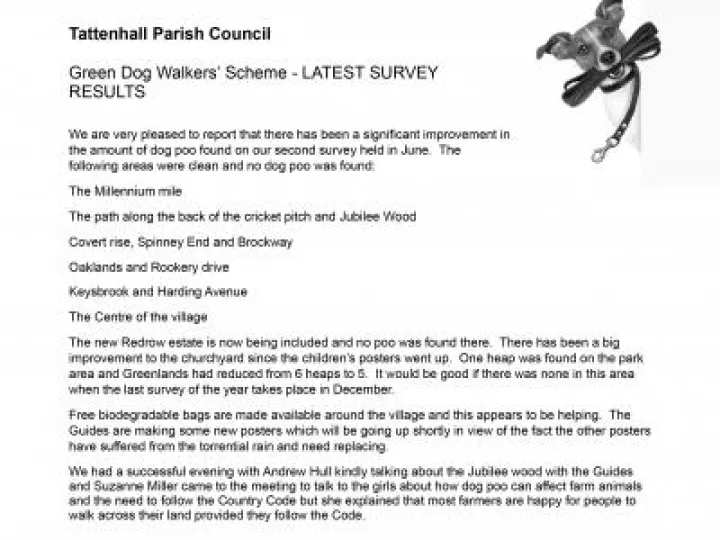 Green Dog Walkers Scheme   Updatejuly2019