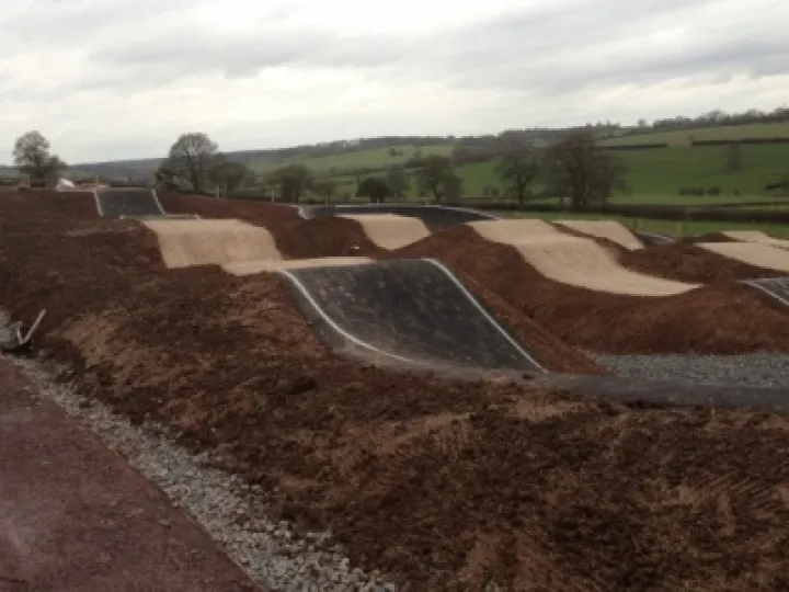 Standon Bowers Pump Track rollers