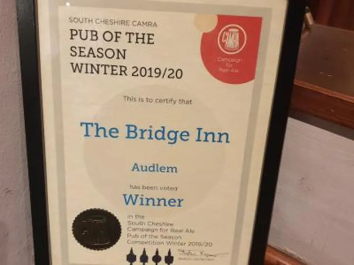 Bridge Inn Camra Award