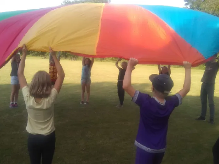 Image: 2019 July Parachute games