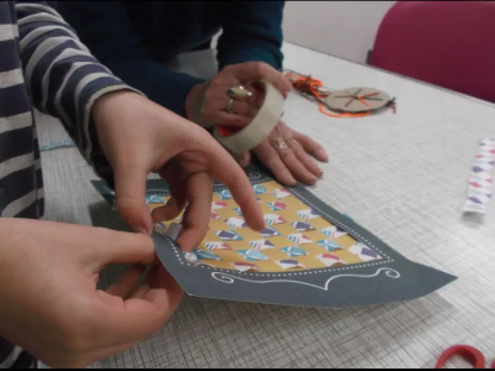 2019 January paper weaving craft