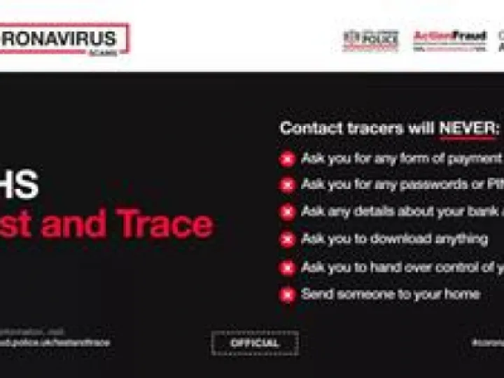 Track and Trace scam