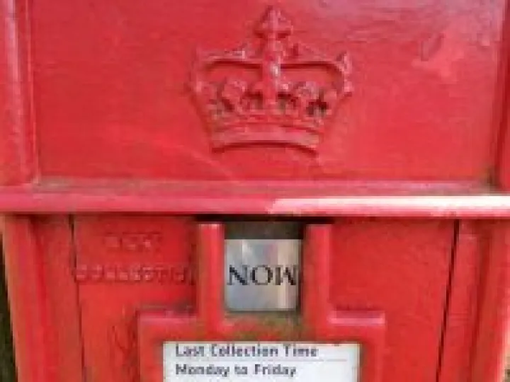Post office letter box letterbox royal mail