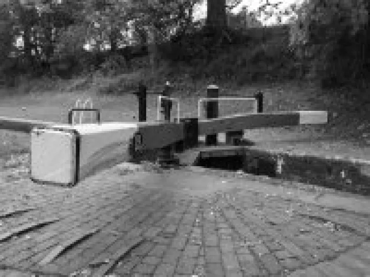 Lock Gates (BW)