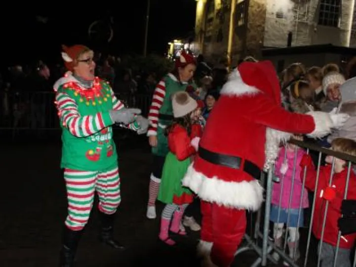 Santa is here
