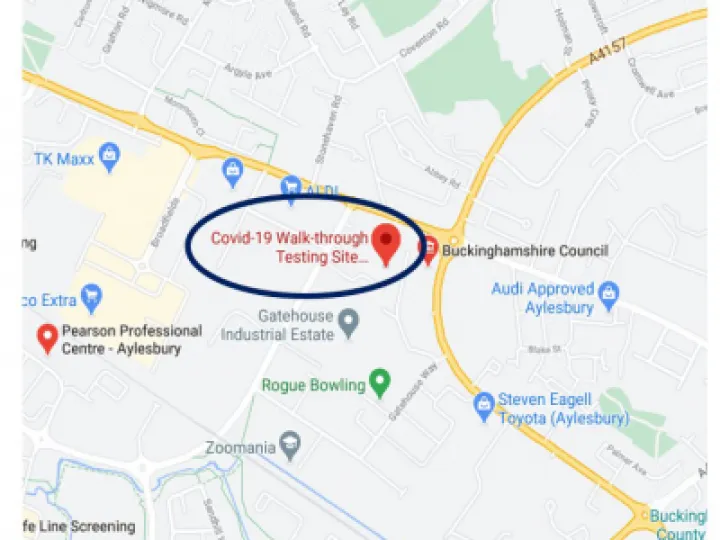 Covid Test Site_Aylesbury