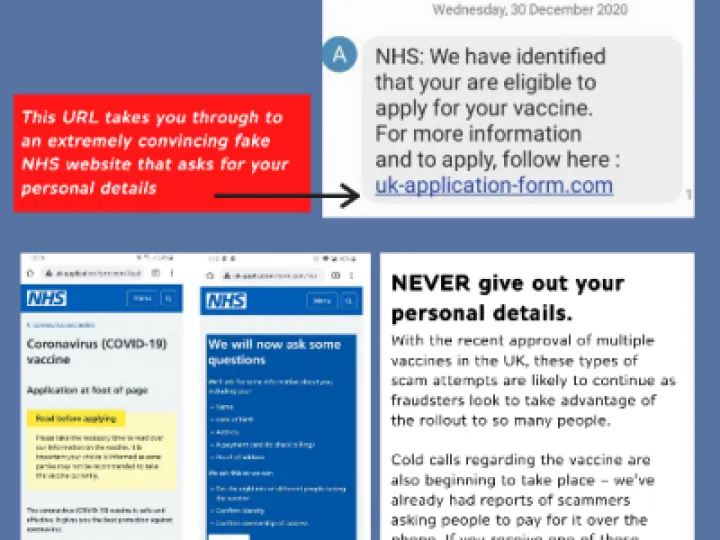 Covid Vaccine Scam Jan 2021