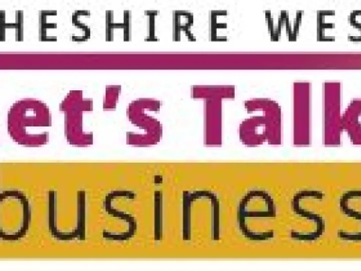 Lets talk Business logo