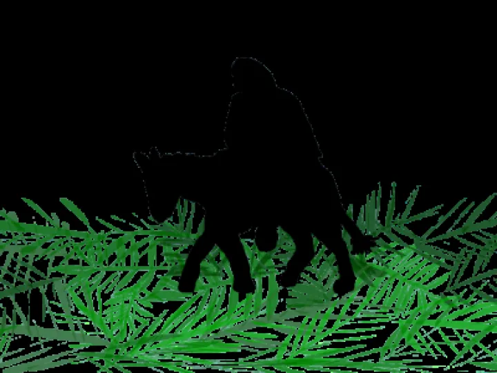 jesus-on-donkey-walking-over-palm-branches