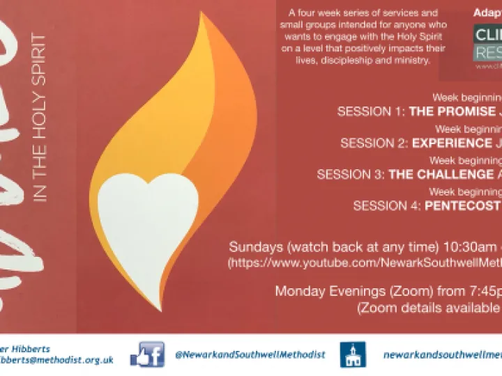 Ablaze in the spirit &ndash; flyer