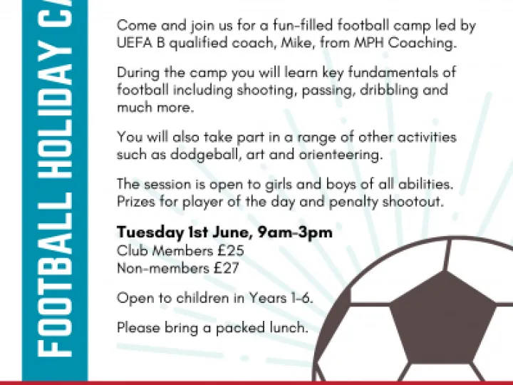 ~Junior Football Halfterm Camp 17 5 21