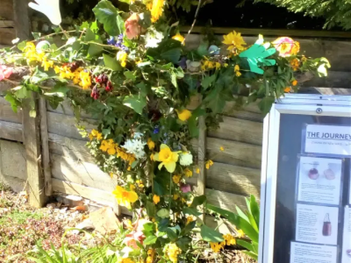 Easter 2021  Decorated cross