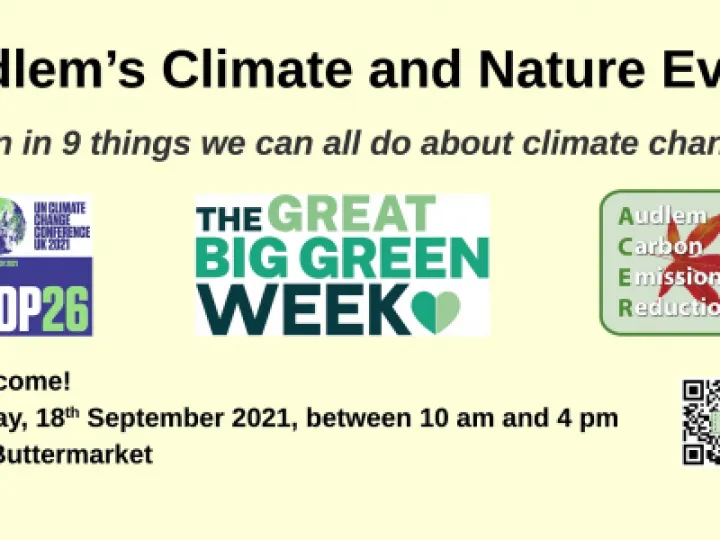 Audlem 39 s Climate And Nature Event   Display For Village Screens