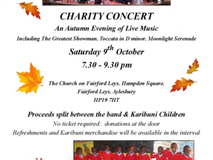 Karibuni Concert poster 2021