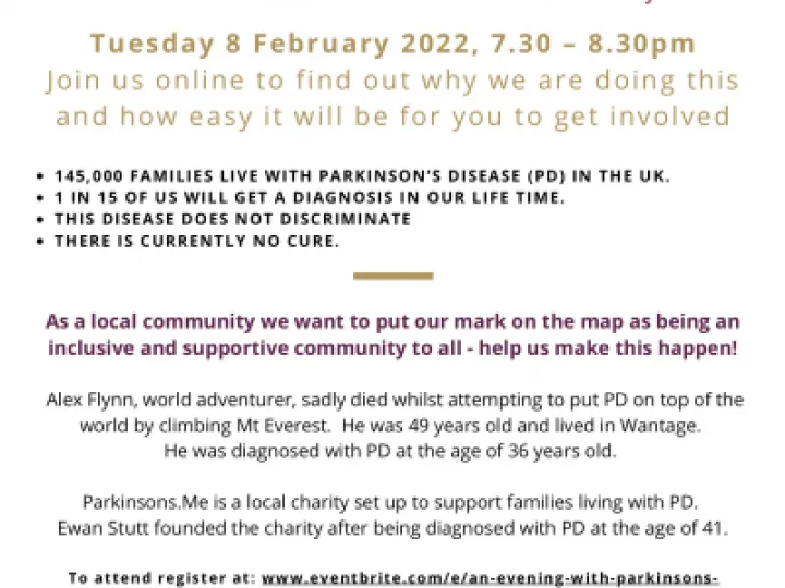 An Evening with Parkinsons (148 x 210 mm)