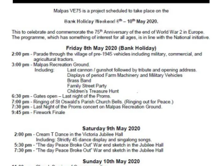 VE75 Draft Programme web