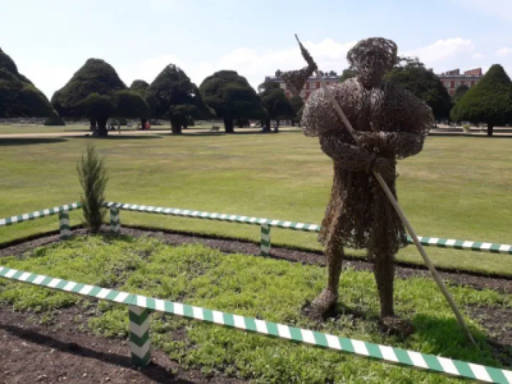 Flower club meeting    July 2022 Hampton Court Palace Tudor Gentleman