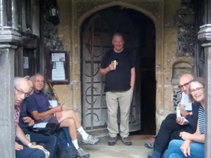 2022-09-10 Ride and stride walk Blewbury church