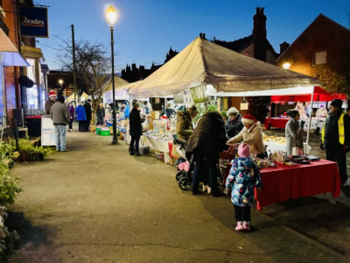 WI stall – Tombola Christmas Festival 2022