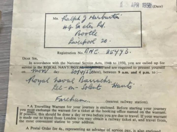 Ralph's Call Up Papers